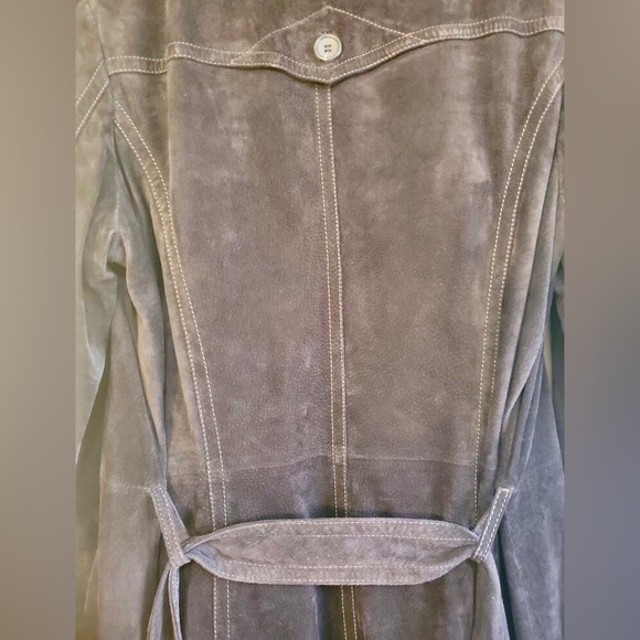 Vintage Danier Purple Suede Leather Jacket - Picture 7 of 16